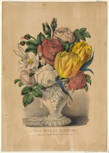 The Vase of Flowers by Currier and Ives