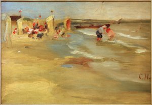 On the Beach of Binz on Rügen