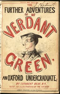 Cover illustration for The Further Adventures of Mr Verdant Green An Oxford Undergraduate by Cuthbert Bede