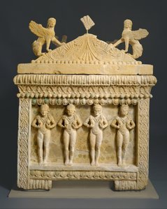 Limestone sarcophagus: the Amathus sarcophagus, c.460 BC by Cypriot