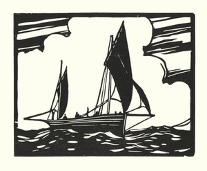 Fishing Boats and Barges: Brighton Clinker-Built Lugger by Cyril A. Wilkinson