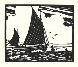 Fishing Boats and Barges: Deal Lugger by Cyril A. Wilkinson