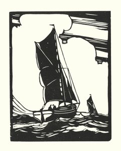 Fishing Boats and Barges: Leigh Bawley by Cyril A. Wilkinson