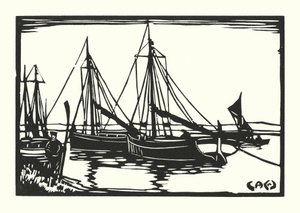 Fishing Boats and Barges: Leigh Bawleys by Cyril A. Wilkinson