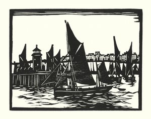 Fishing Boats and Barges: Ramsgate Trawlers by Cyril A. Wilkinson