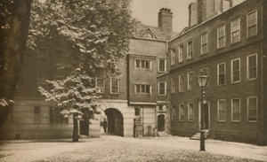 Cobbles of the Quiet Other Court in Staple Inn at Holborn, c1935