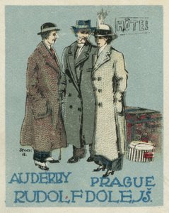 Au Derby Rudolf Dole fashions, Prague by Czech School