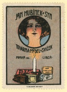 Jan Hubinek and Son soap and candle factory by Czech School