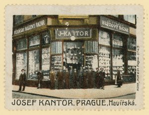 Shop Front of Josef Kantor, Prague by Czech School