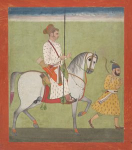 Jhujhar Singh on Horseback