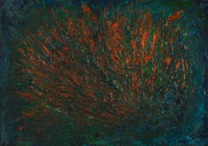 Energetic Orange Burst