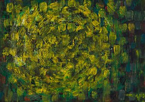 Vibrant Green Yellow Abstract