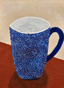 Blue Patterned Mug