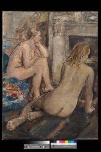 Two Models Resting