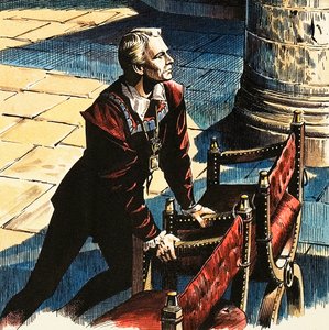 Laurence Olivier as Hamlet