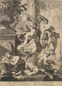 Allegory with Fortuna and a Sleeping Artist in Antique Costume by Dancker Danckerts