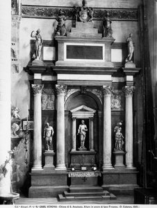 Architectonic altar in honour of Iano Fregoso, c.1565 by Danese Cattaneo