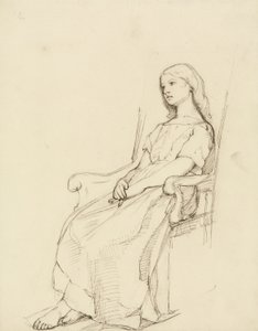 Study of a Young Girl, Seated