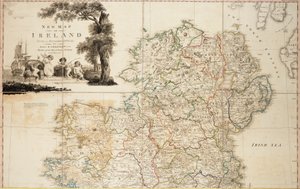 A new map of Ireland civil and ecclesiastical by Daniel Augustus Beaufort