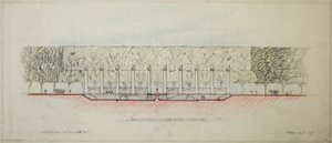 Potomac Round Point, Washington D.C., Section Sketch, 1909 by Daniel Burnham