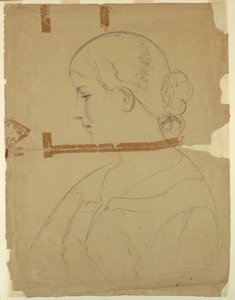 Bust of a Model, Rome by Daniel Huntington