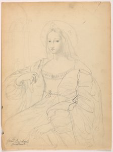 Seated Figure in Court Dress After Raphael