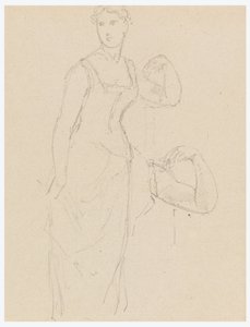 Sketch for a Portrait of Bella Worsham, 1878 by Daniel Huntington