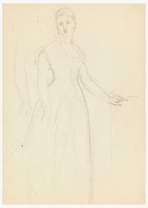 Sketch for a Portrait of Bella Worsham, 1878 by Daniel Huntington