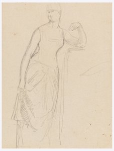 Sketch for a Portrait of Mrs. Bella Worsham, 1878 by Daniel Huntington