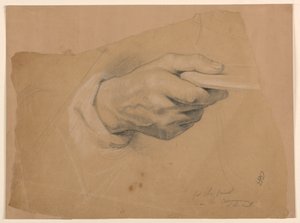Study for "Communion of the Sick", 1844 by Daniel Huntington