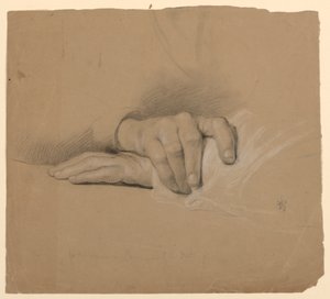 Study for "Communion of the Sick", 1844 by Daniel Huntington