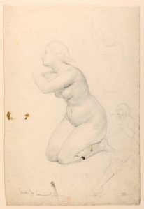 Study for "Communion of the Sick", 1844-45 by Daniel Huntington