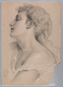 Study for "Justice and Peace", 1878 by Daniel Huntington
