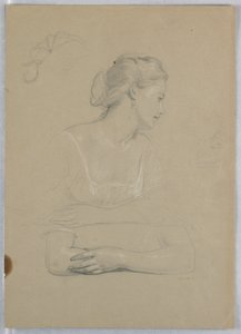 Study for "Martha Washington Reception", 1860 by Daniel Huntington