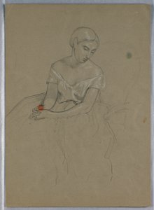 Study for "Martha Washington Reception", 1860 by Daniel Huntington
