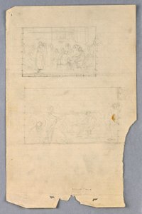 Study for "Scientific Group", 1858 by Daniel Huntington