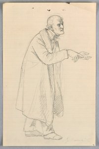 Study for "Scientific Group", 1858 by Daniel Huntington
