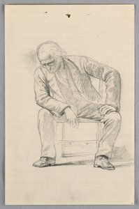 Study for "Scientific Group", 1858 by Daniel Huntington