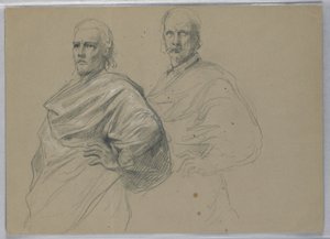 Study for "Titian Showing", 1871-72 by Daniel Huntington