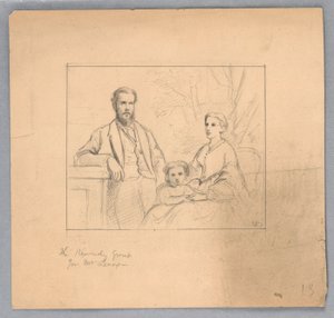 Study for "Titian Showing", 1872 by Daniel Huntington