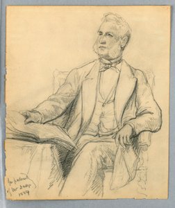 William E. Dodge Seated, 1884 by Daniel Huntington