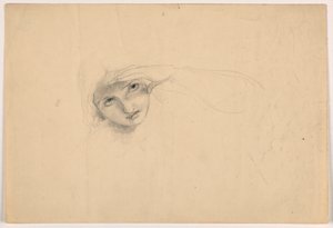 Woman Shielding Her Eyes, ca. 1844 by Daniel Huntington