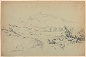 Mount Chocorua from Hill Near Tamworth, Southwest of Lake by Daniel Huntington