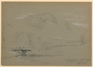 Mount Mansfield from Pleasant Valley Road, Cambridge, Vermont by Daniel Huntington