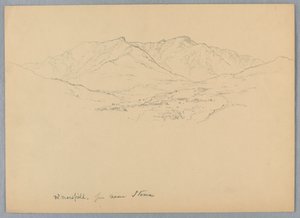 Mt. Mansfield from Near Stowe, Vermont by Daniel Huntington