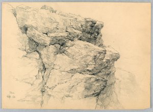 Rock Ledge at Stowe by Daniel Huntington