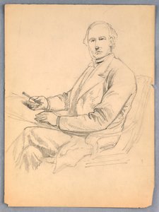 Sketch for Portrait of a Seated Man