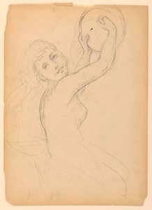 Sketch for a Bacchante by Daniel Huntington