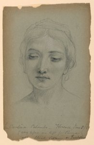Sketch of Carolina Palombo, Study for "The Goldsmith