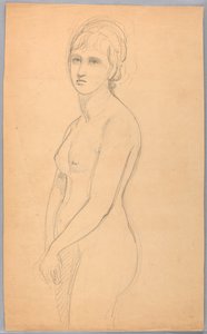 Standing Female Nude by Daniel Huntington